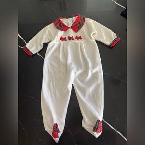 Vintage‎ Plaid Collar Kids One Piece
